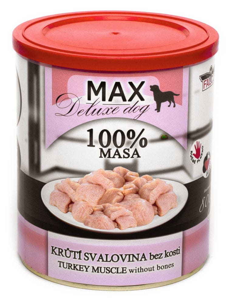 FALCO MAX deluxe morčacie mäso bez kosti 8 x 800 g